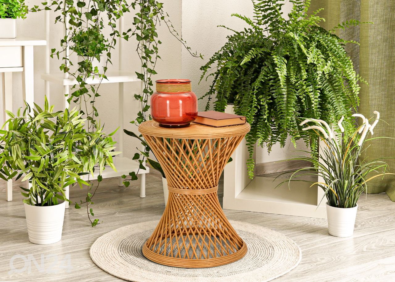 Sivupöytä Rattan kuvasuurennos