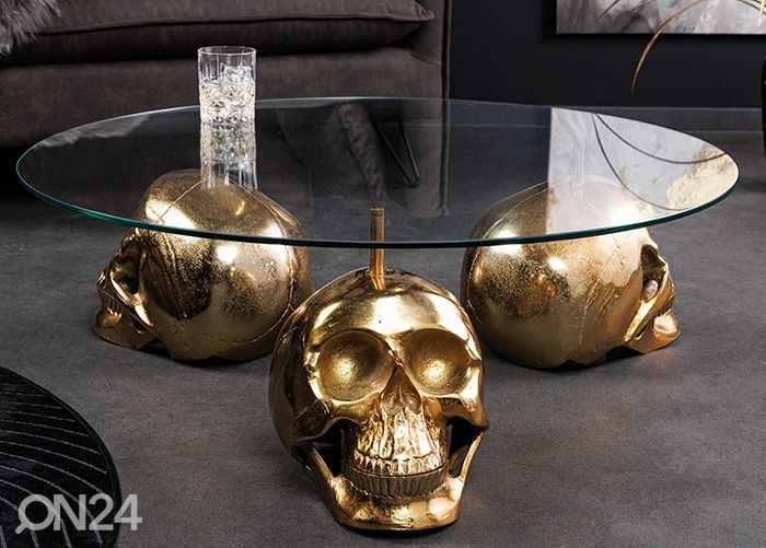 Sivupöytä Skull Ø 90 cm kuvasuurennos