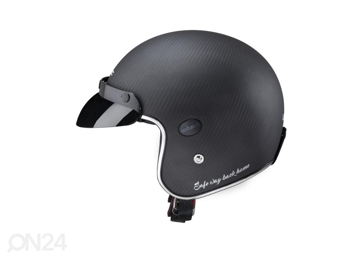 Skootterikypärä W-TEC Vacabro SWBH Matt Carbon Pure kuvasuurennos