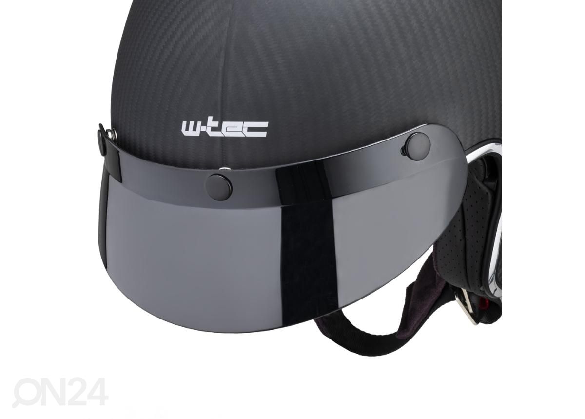 Skootterikypärä W-TEC Vacabro SWBH Matt Carbon Pure kuvasuurennos