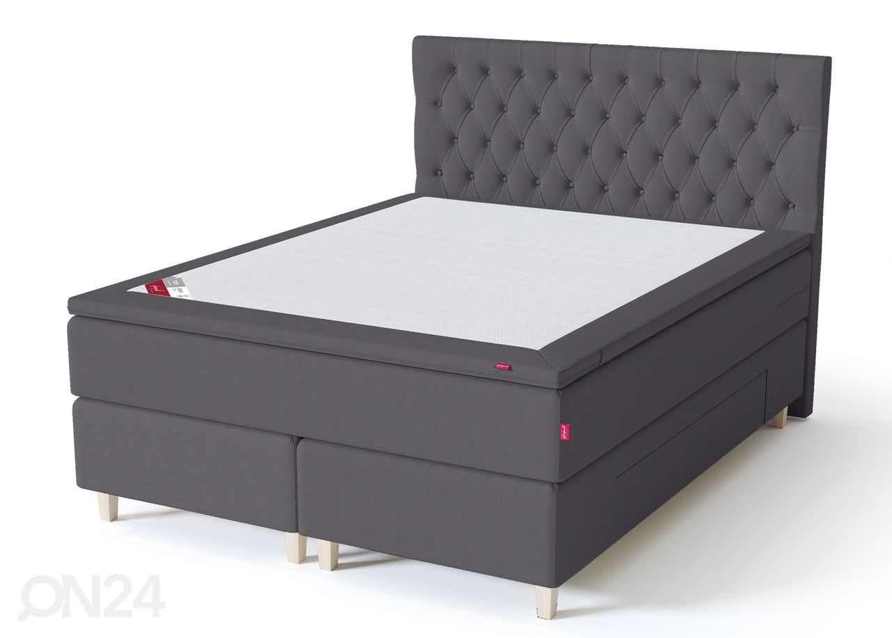 Sleepwell BLACK jenkkisänky vuodevaatelaatikolla 180x200 cm kuvasuurennos