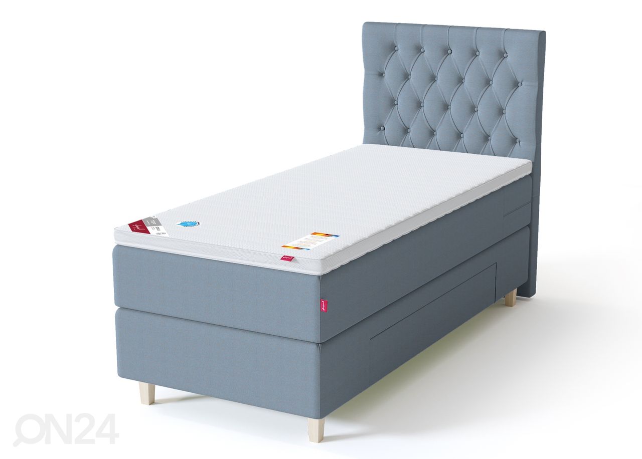 Sleepwell BLACK jenkkisänky vuodevaatelaatikolla 90x200 cm kuvasuurennos