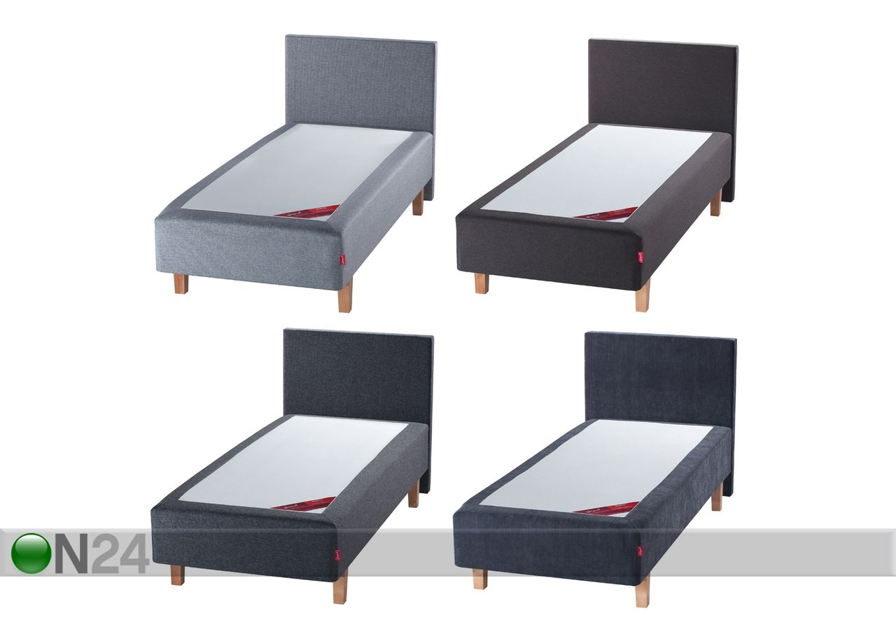 SLEEPWELL sängynpääty BASE 120 cm RED ja BLACK-sarjan jenkkisänkyyn kuvasuurennos