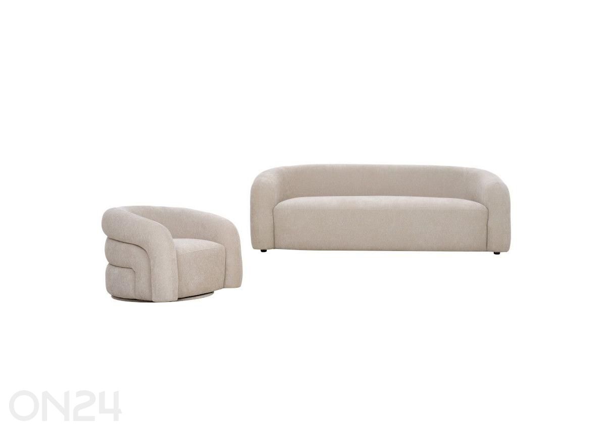 Sohva Curvelo, beige kuvasuurennos