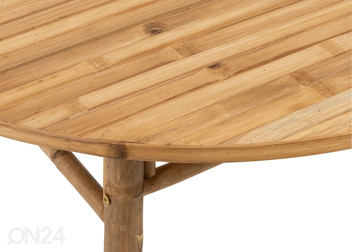 Sohvapöytä Bamboo Ø 120 cm kuvasuurennos