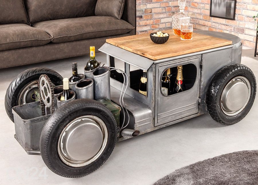 Sohvapöytä Hot Rod 165x73 cm kuvasuurennos