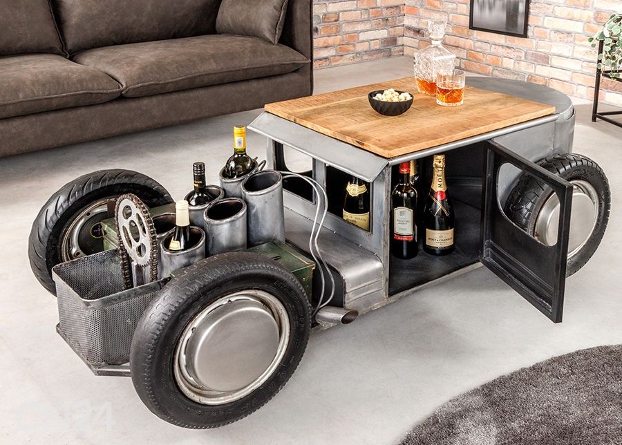 Sohvapöytä Hot Rod 165x73 cm kuvasuurennos