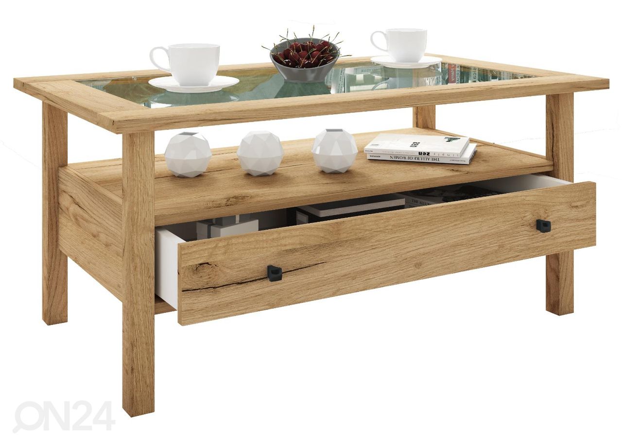 Sohvapöytä Lingis L 90x54 cm kuvasuurennos