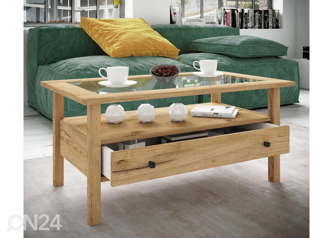 Sohvapöytä Lingis L 90x54 cm kuvasuurennos