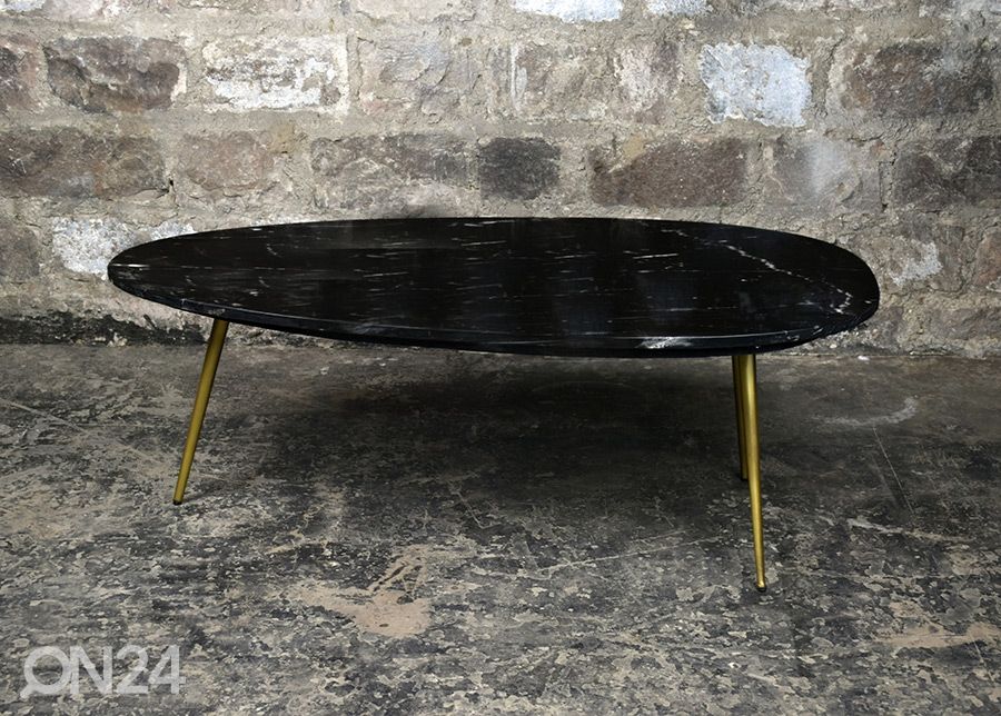 Sohvapöytä Marble 110x55 cm kuvasuurennos