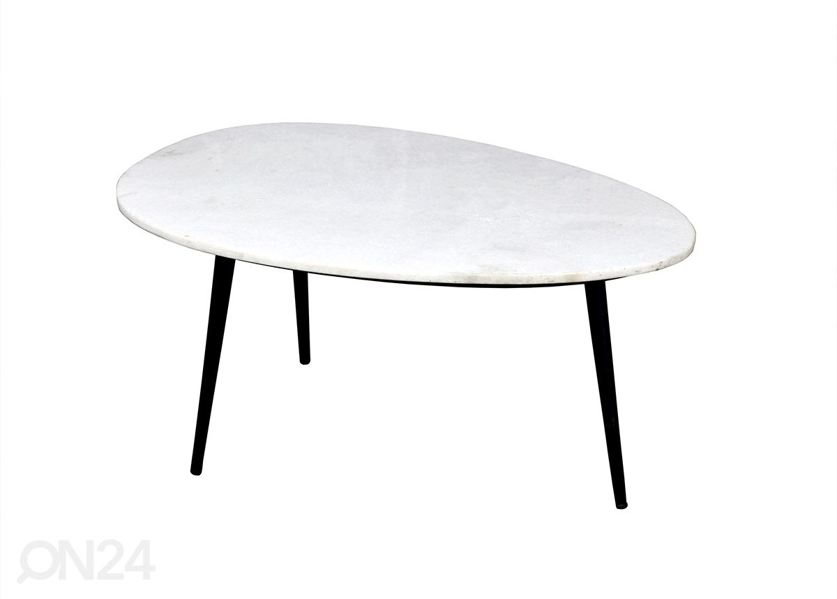 Sohvapöytä Marble 70x50 cm kuvasuurennos