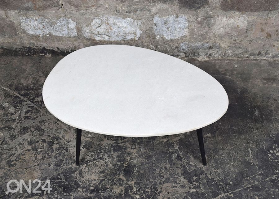 Sohvapöytä Marble 70x50 cm kuvasuurennos