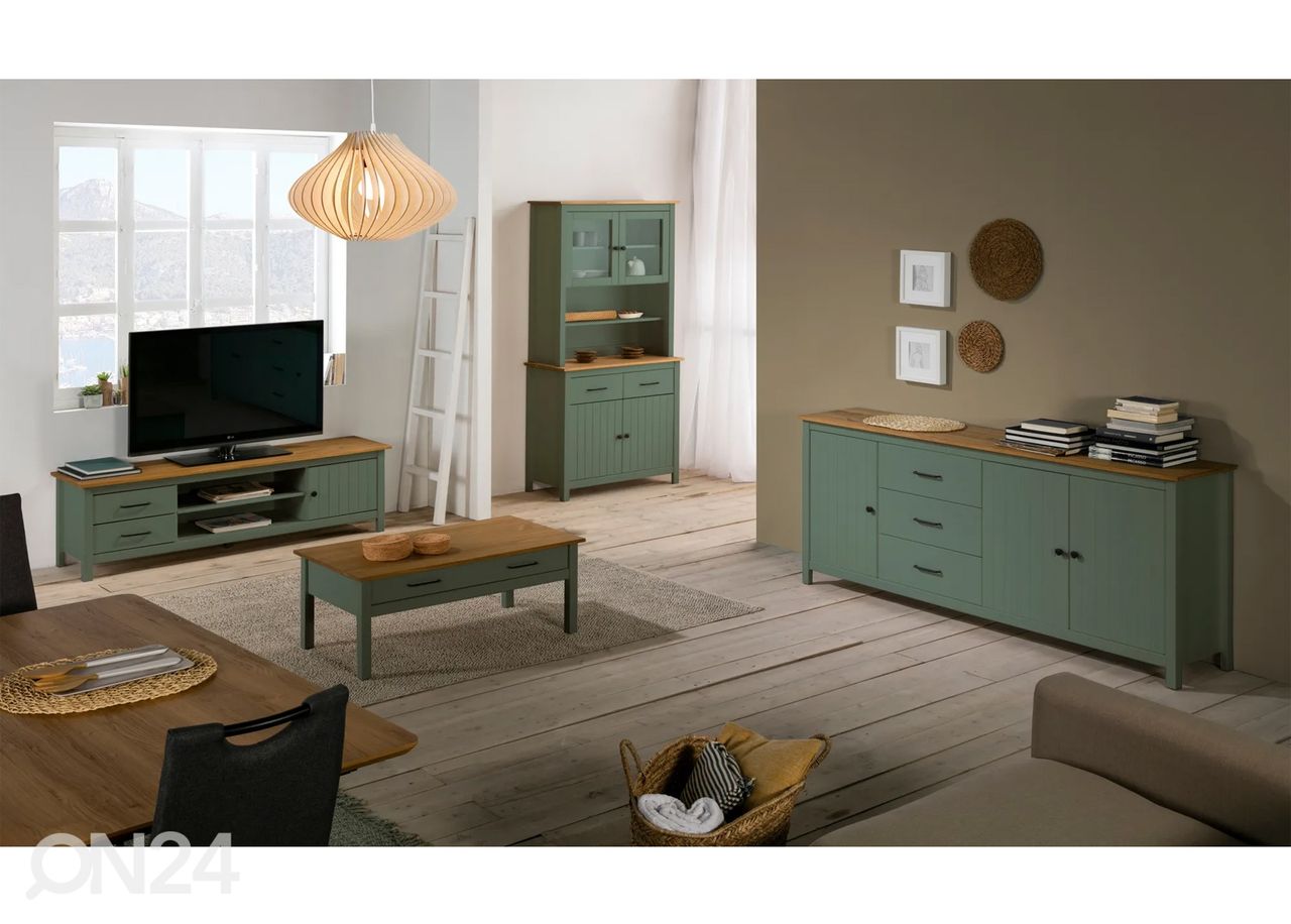 Sohvapöytä Miranda Green 100x55 cm kuvasuurennos