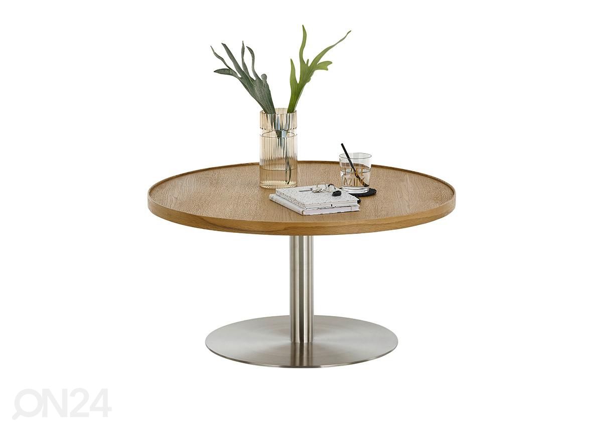 Sohvapöytä Monteverde tammi Ø80 cm kuvasuurennos