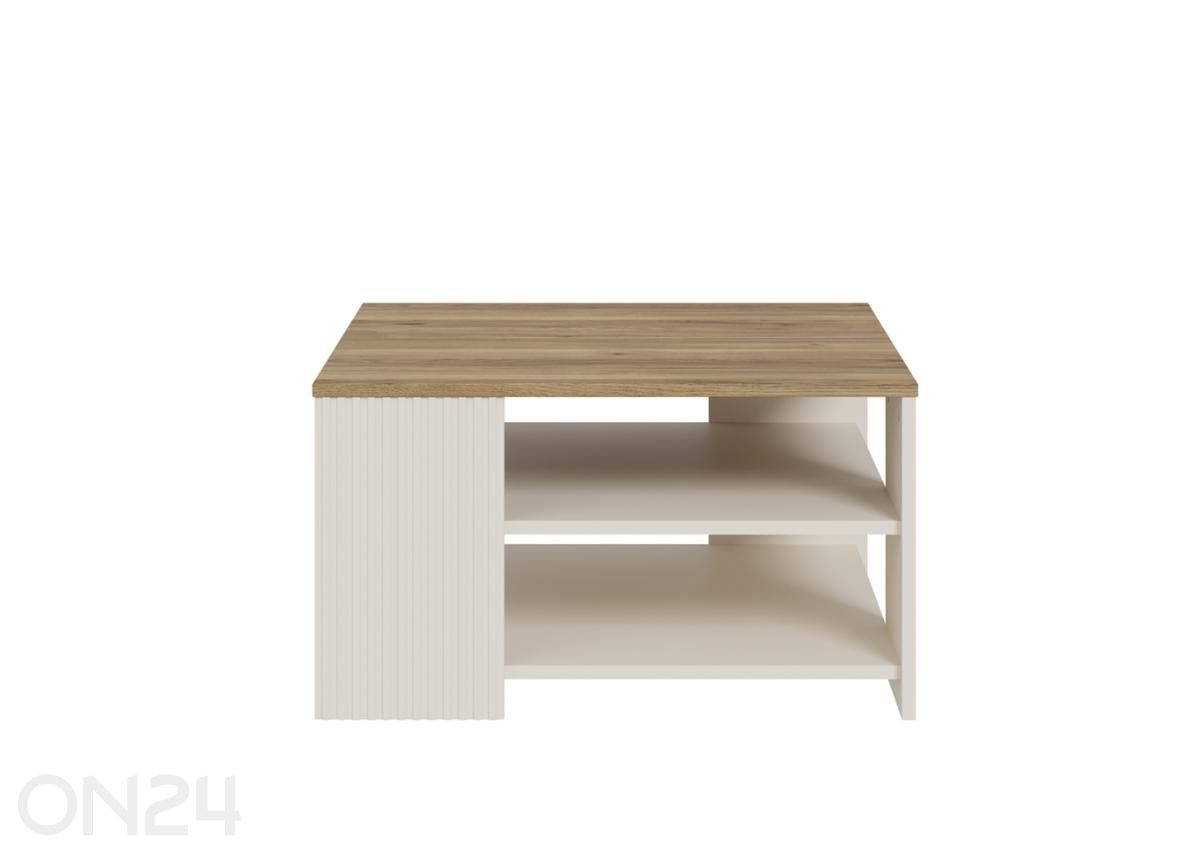 Sohvapöytä Oak Squere 80x80 cm kuvasuurennos