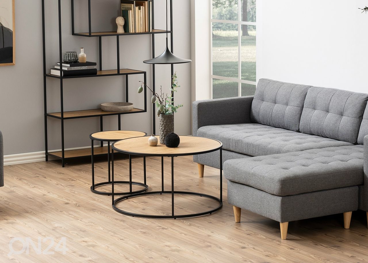 Sohvapöytä Seaford Ø 80 cm kuvasuurennos