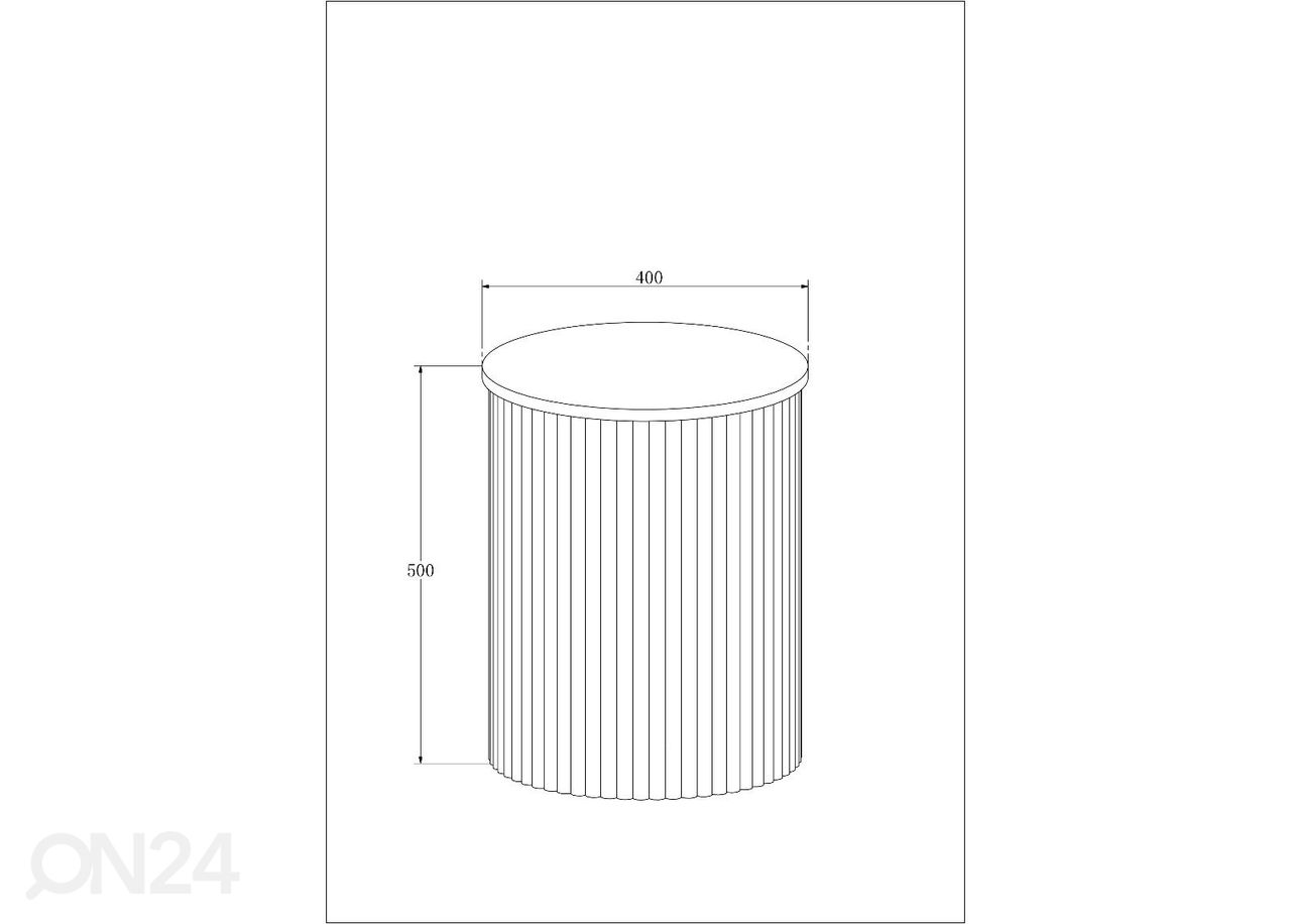 Sohvapöytä Verso Ø 40 cm kuvasuurennos