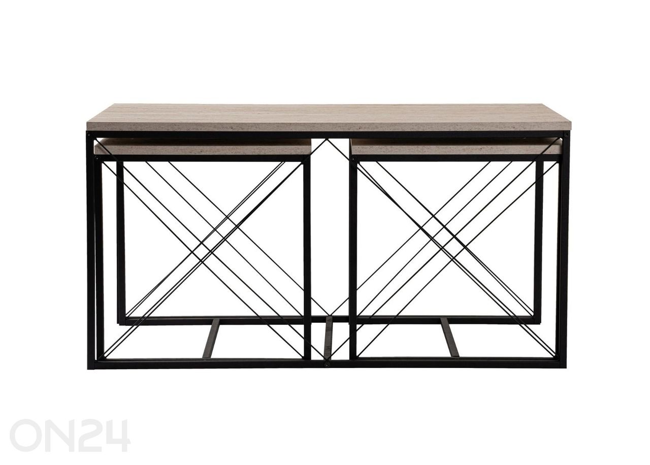 Sohvapöytäsarja Defne, 3 kpl kuvasuurennos