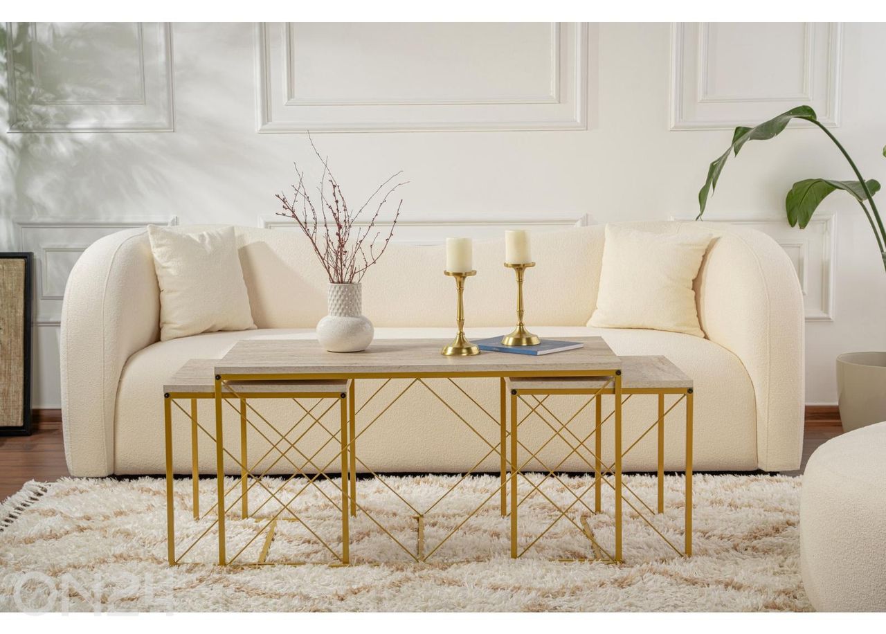 Sohvapöytäsarja Defne, 3 kpl kuvasuurennos