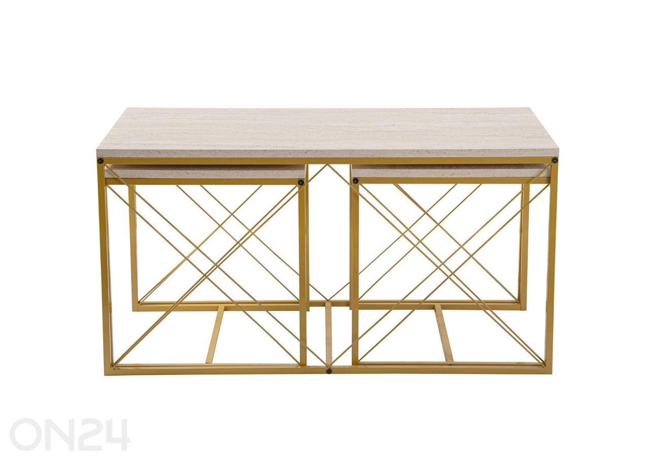 Sohvapöytäsarja Defne, 3 kpl kuvasuurennos