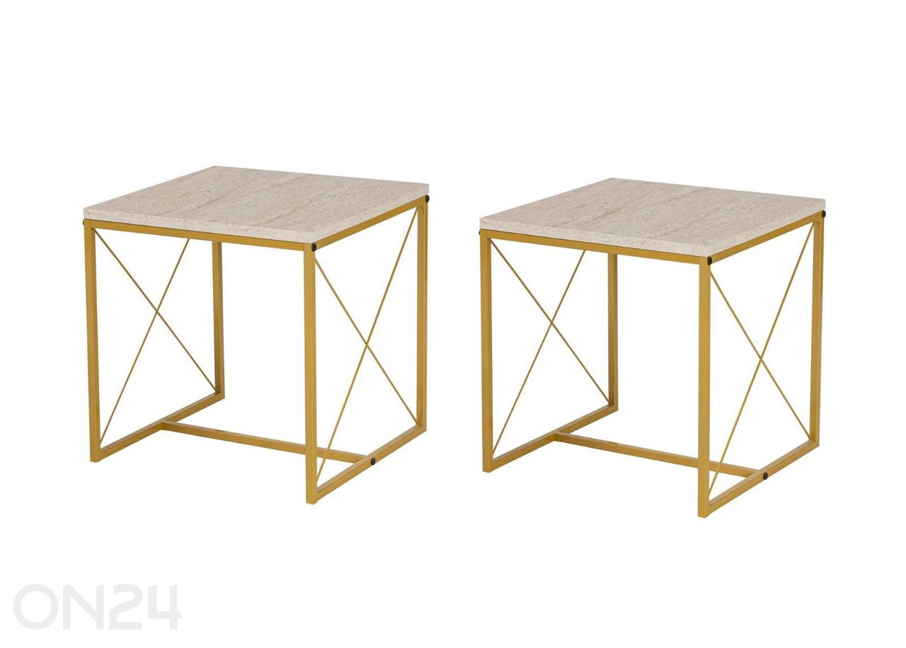 Sohvapöytäsarja Defne, 3 kpl kuvasuurennos