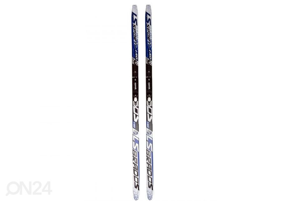 Suksisetti lapsille ja nuorille kalanruotokuvioilla 140-170 cm kuvasuurennos