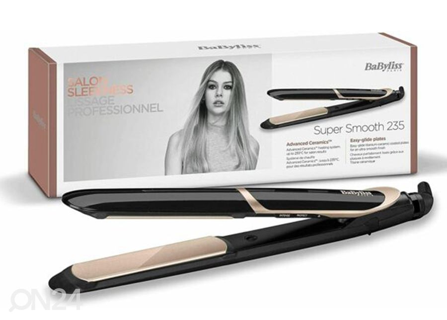 Suoristin Babyliss Ceramic, musta/ kulta kuvasuurennos