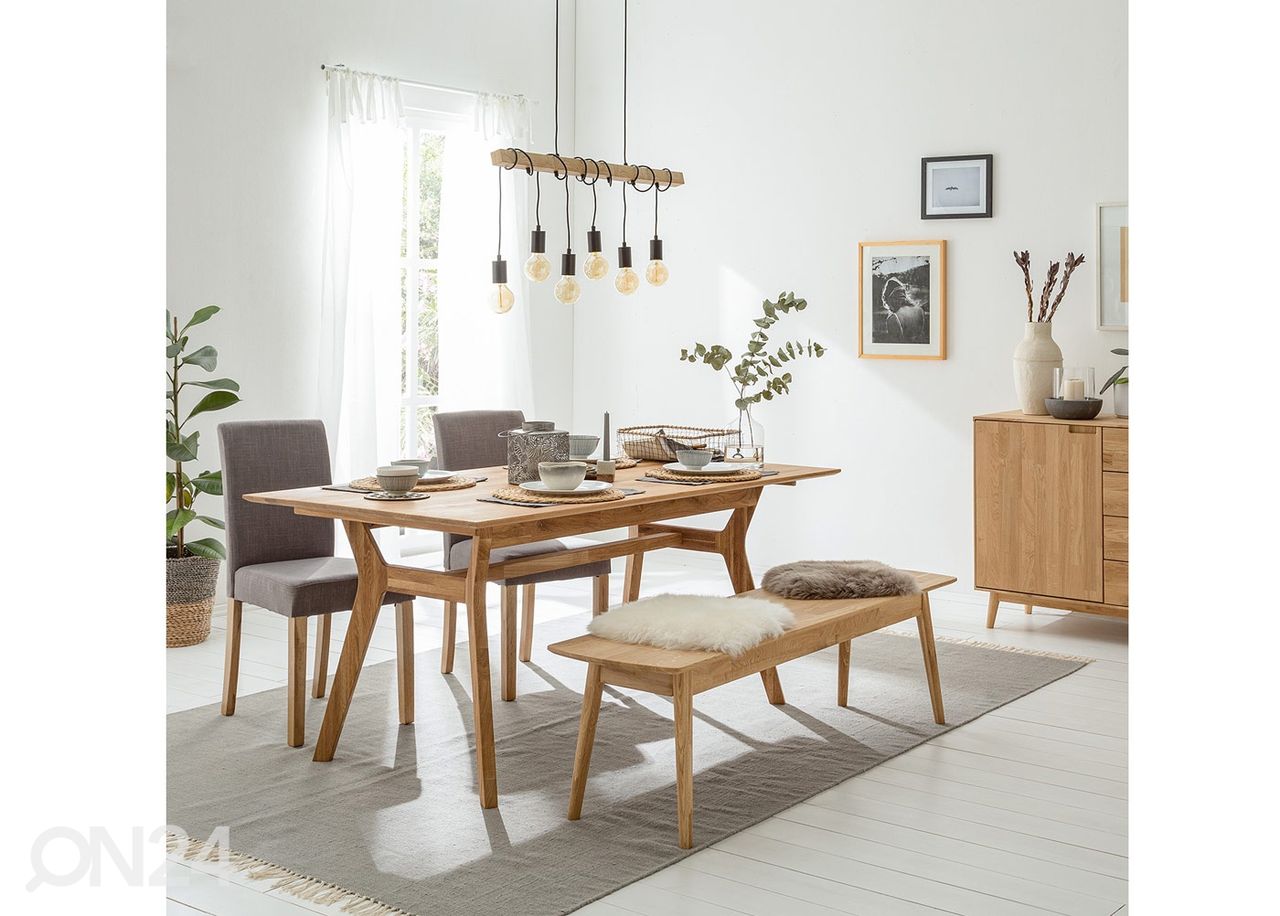 Tammi jatkettava ruokapöytä Helsinki 170-210x90 cm kuvasuurennos