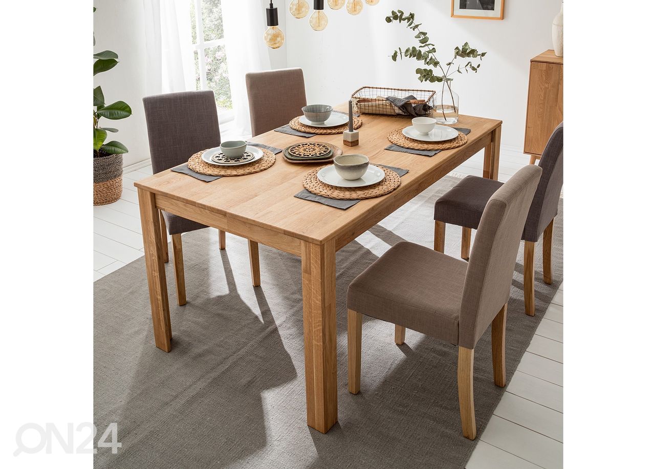 Tammi jatkettava ruokapöytä Liina 140-200x90 cm kuvasuurennos