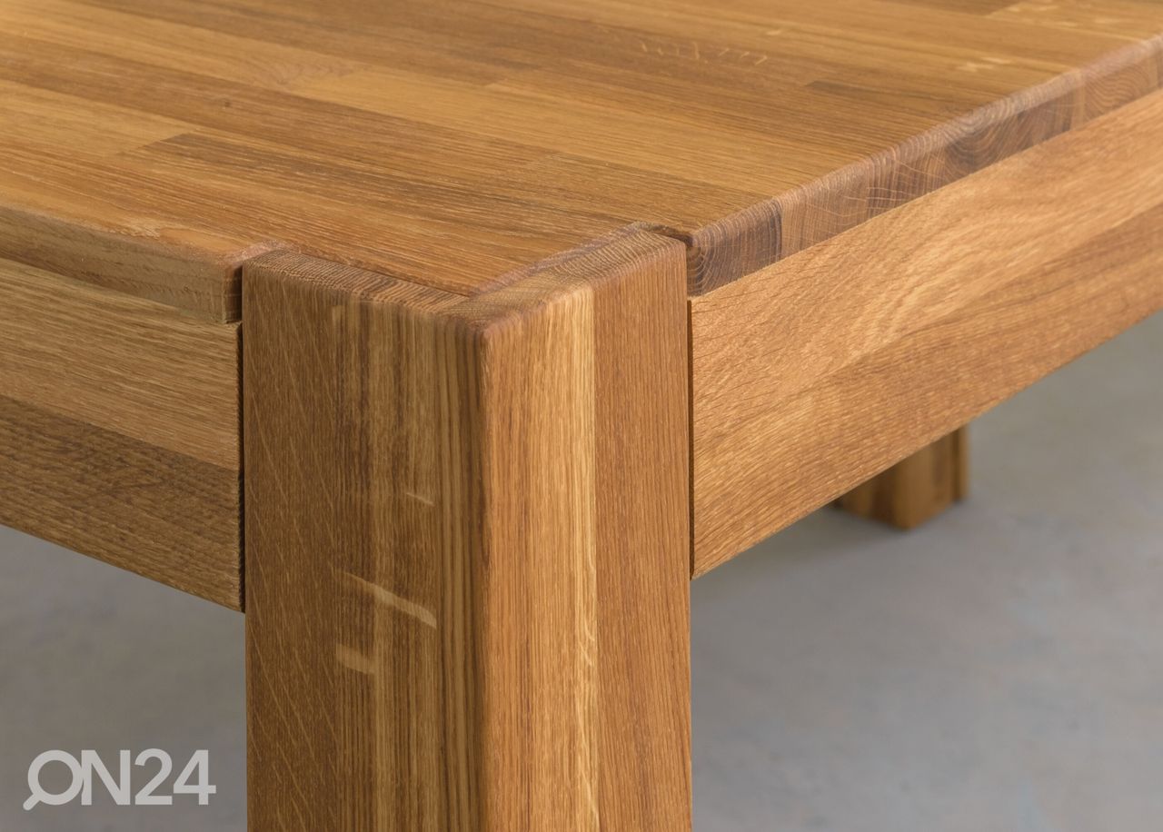 Tammi jatkettava ruokapöytä XL 160-280x90 cm kuvasuurennos