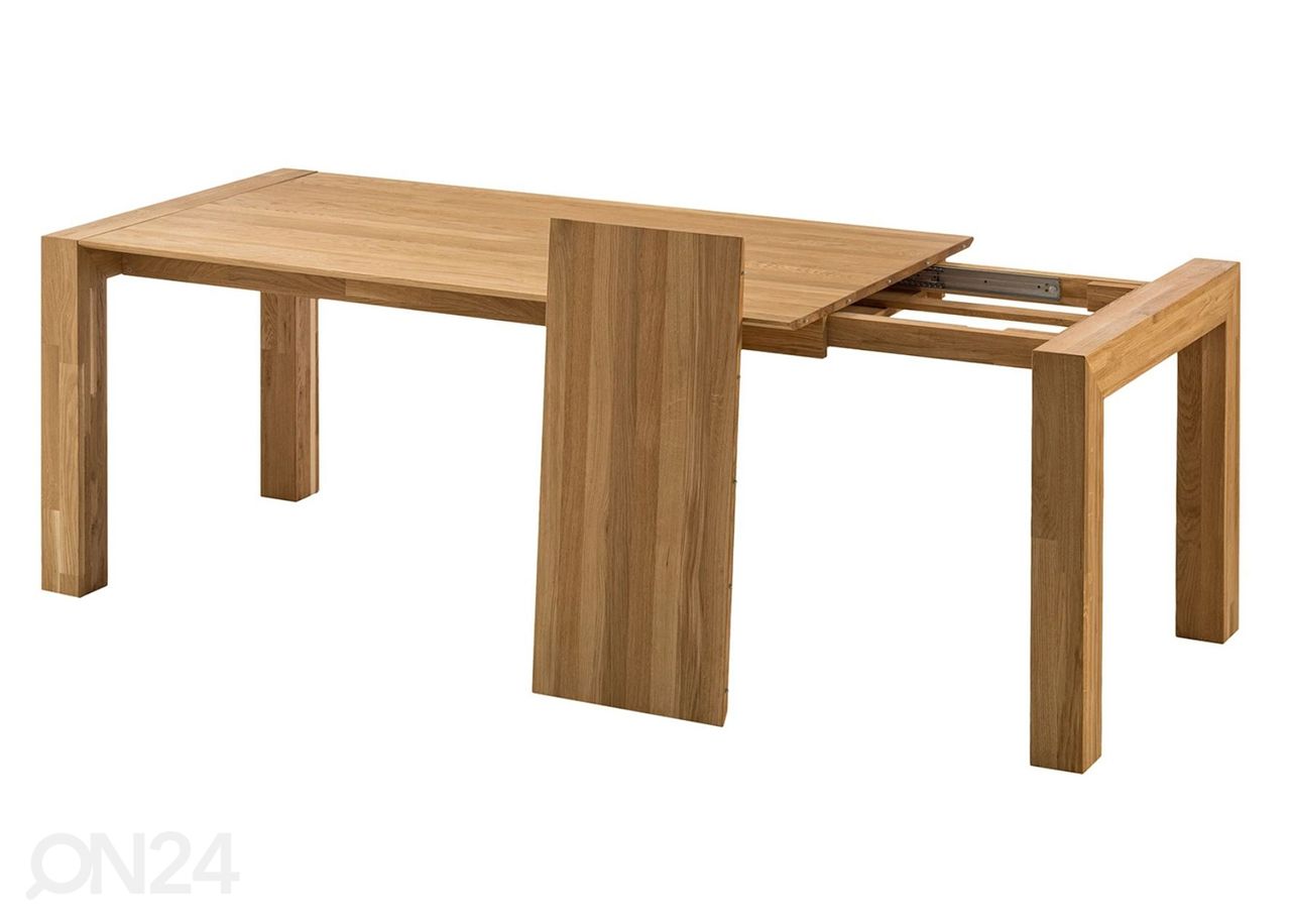 Tammi jatkettava ruokapöytä Zak 180-220x90 cm kuvasuurennos