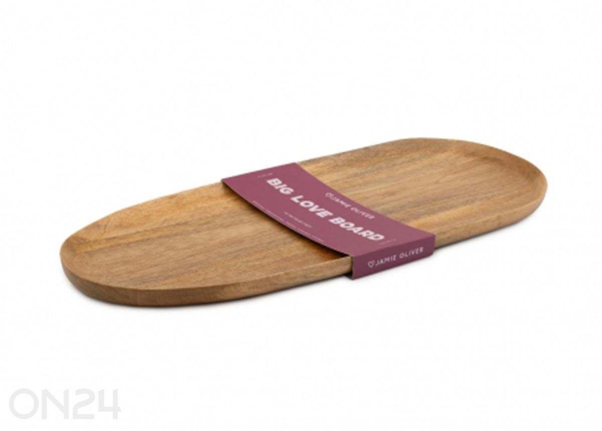 Tarjoilualusta Jamie Oliver Big love board mangopuu 57x25 cm kuvasuurennos