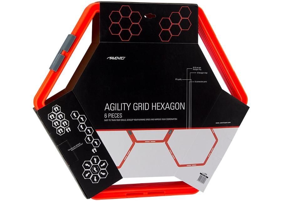 Tasapaino harjoitteluväline Hexagon 6-osainen Avento kuvasuurennos