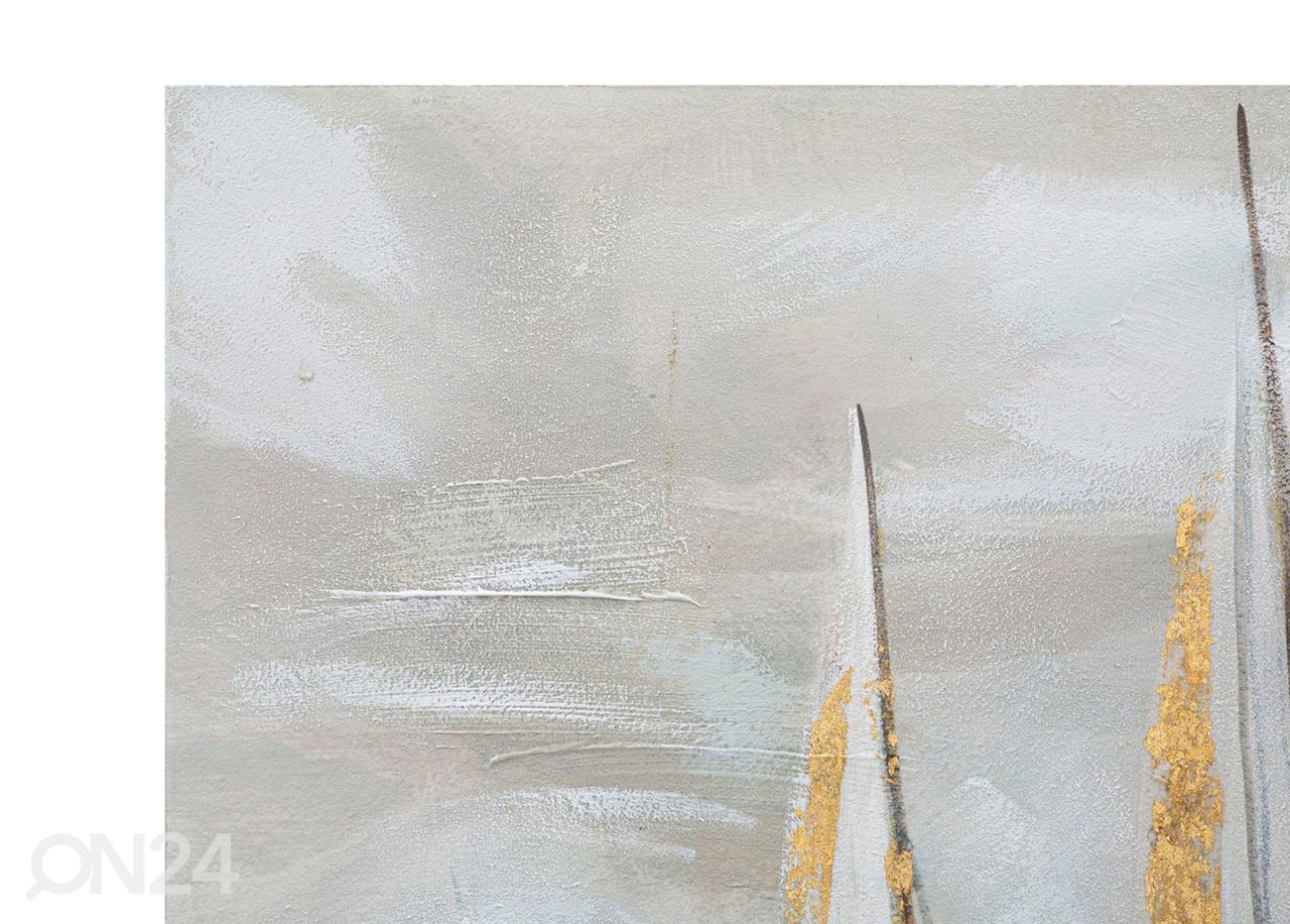 Taulu Gold Boat 100x80 cm kuvasuurennos