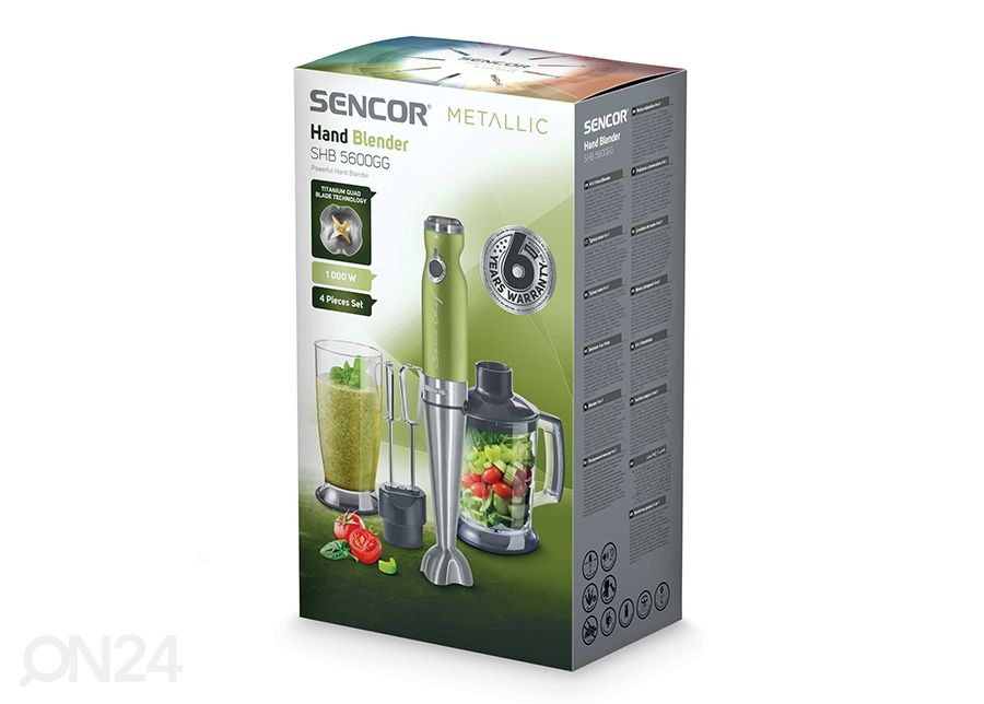 Tehosekoitinsetti Sencor Metallic kuvasuurennos