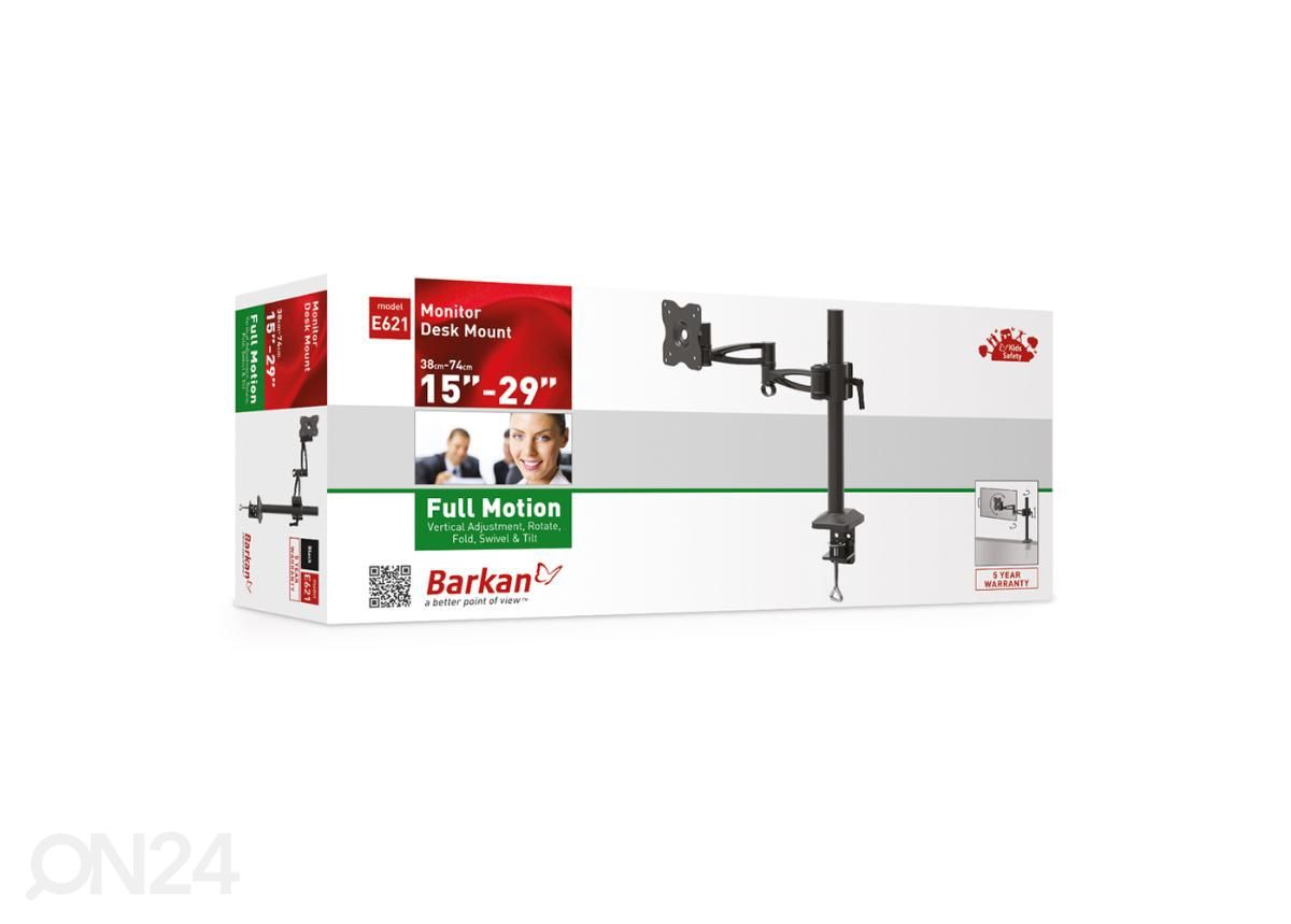 Television pöytäteline Barkan E621.B 13"- 29" kuvasuurennos
