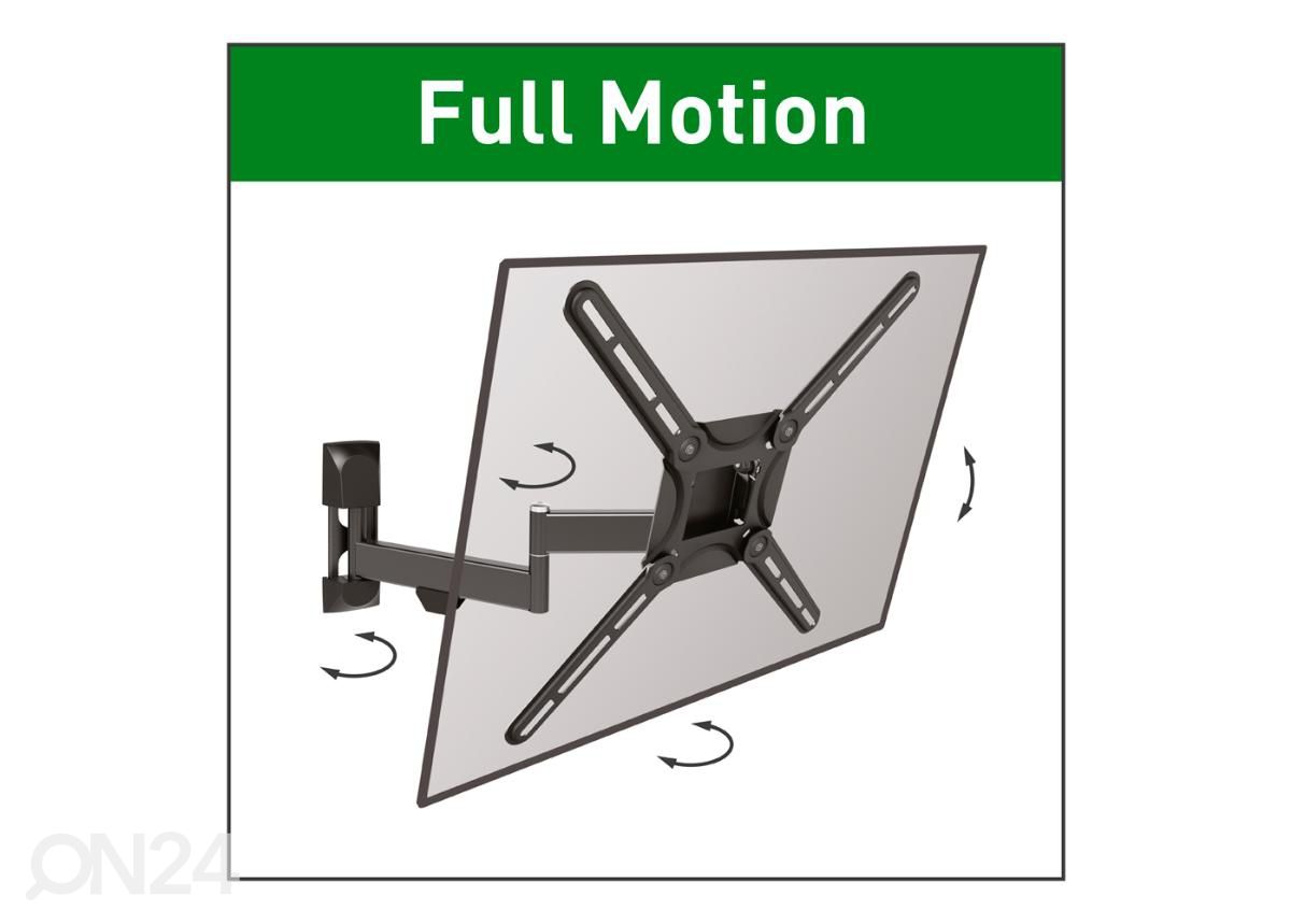Television seinäteline Barkan 3420.B 29"- 58" kuvasuurennos