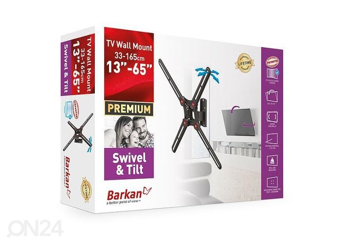 Television seinäteline Barkan BM320 13"- 65" kuvasuurennos