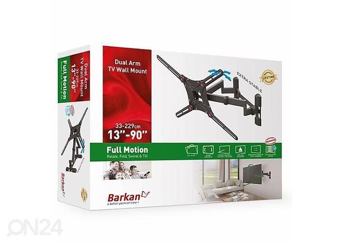 Television seinäteline Barkan BM464 13"- 75" kuvasuurennos