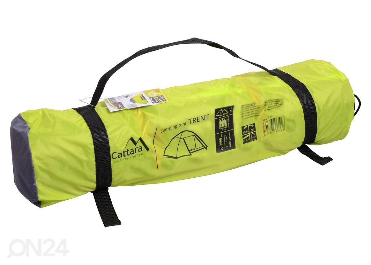Teltta 3 hengelle 210 + 110x210 cm PU3000 mm kuvasuurennos