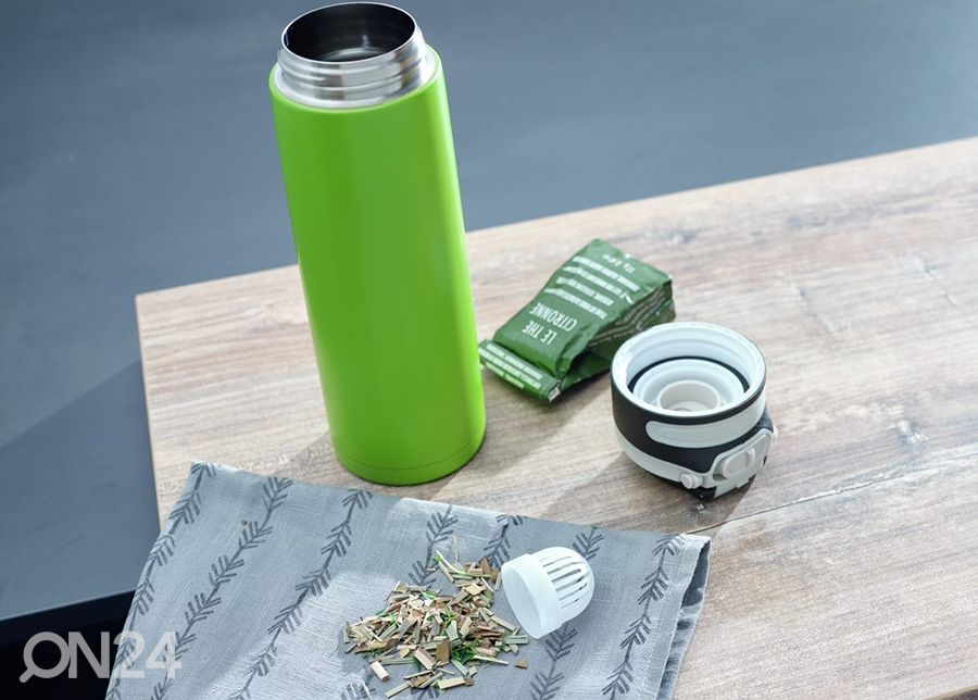 Termosmuki Flip 600 ml musta kuvasuurennos