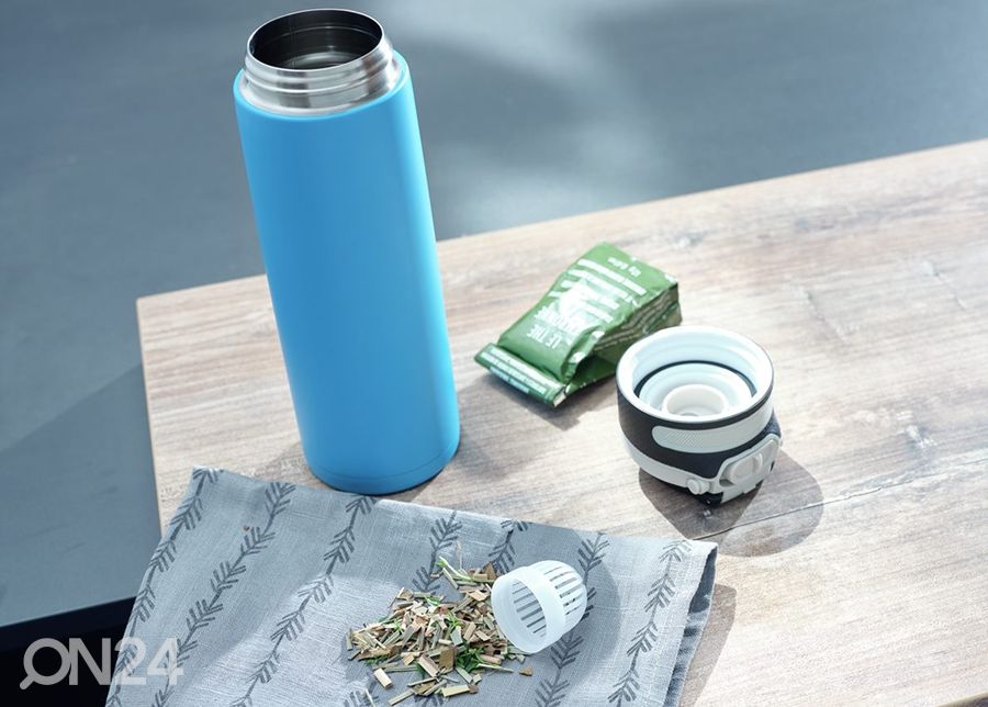 Termosmuki Flip 600 ml musta kuvasuurennos
