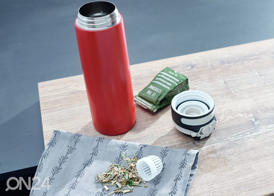 Termosmuki Flip 600 ml musta kuvasuurennos