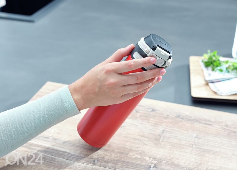 Termosmuki Flip 600 ml musta kuvasuurennos