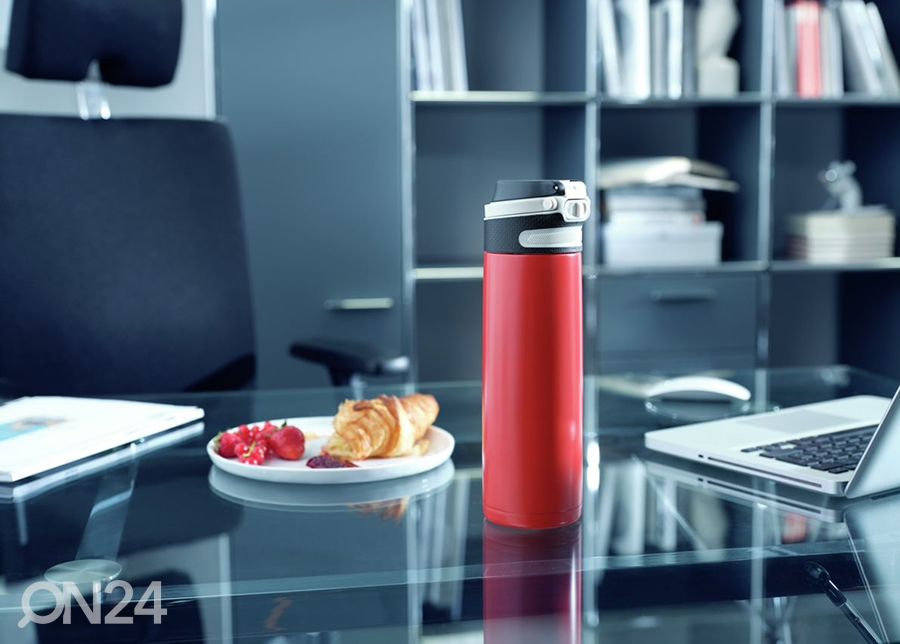 Termosmuki Flip 600 ml musta kuvasuurennos