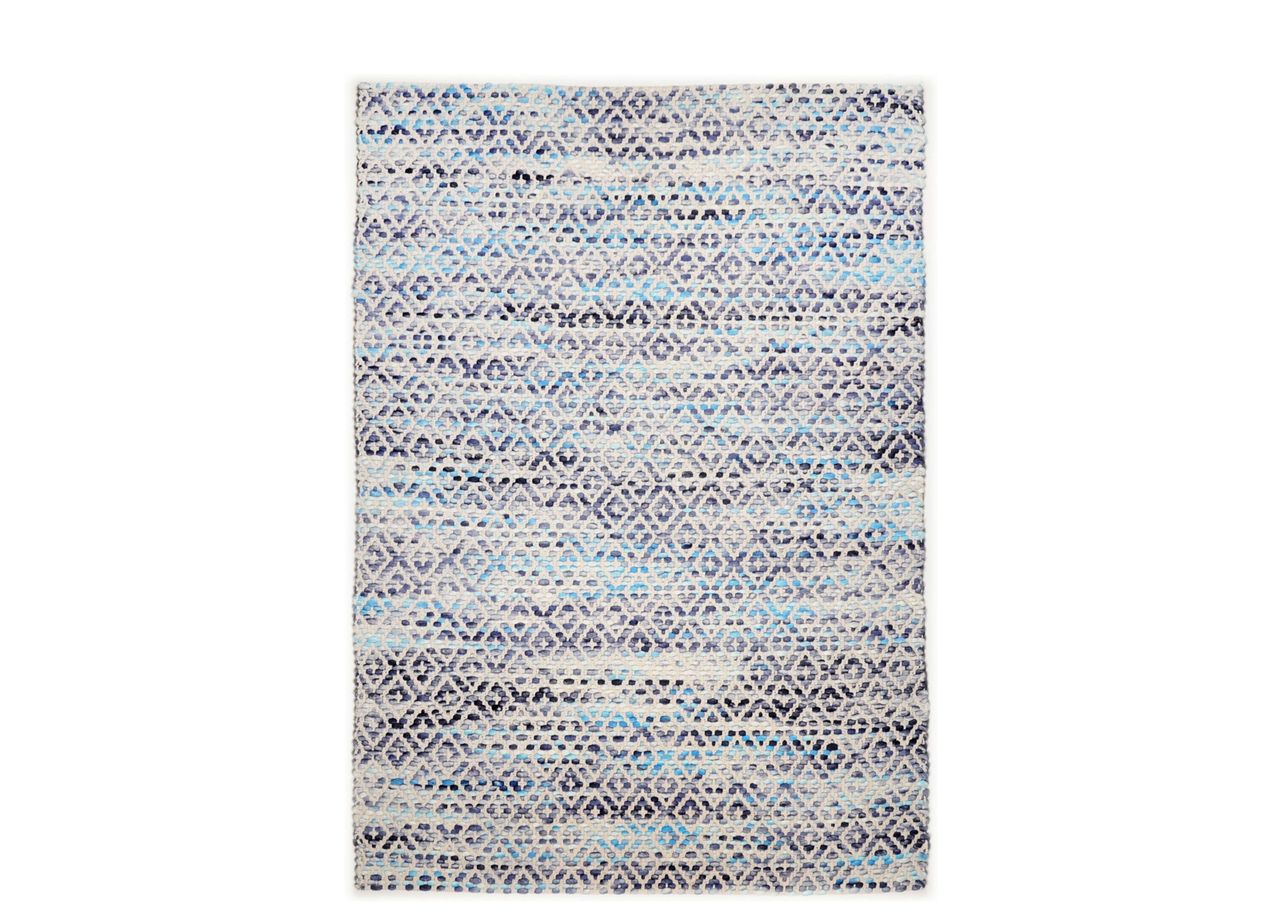 Tom Tailor matto Smooth Comfort Diamond 160x230 cm, sininen kuvasuurennos