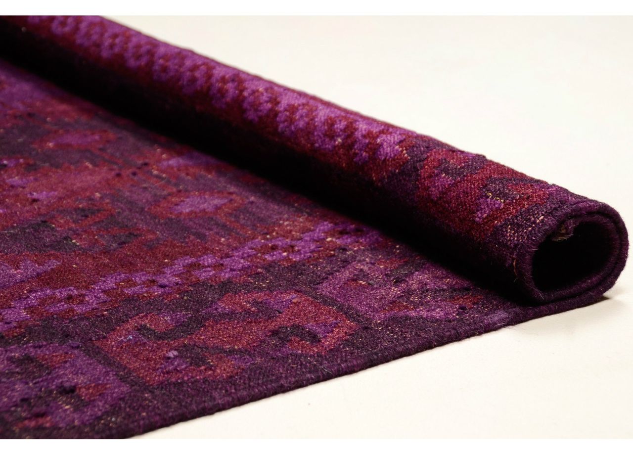 Tom Tailor matto Vintage Kelim 140x200, violetti kuvasuurennos