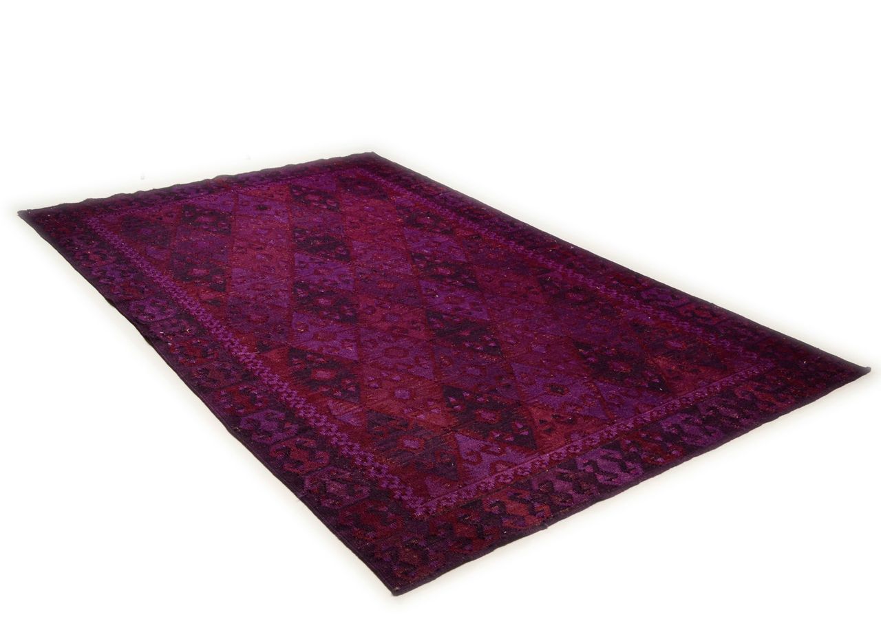 Tom Tailor matto Vintage Kelim 140x200, violetti kuvasuurennos