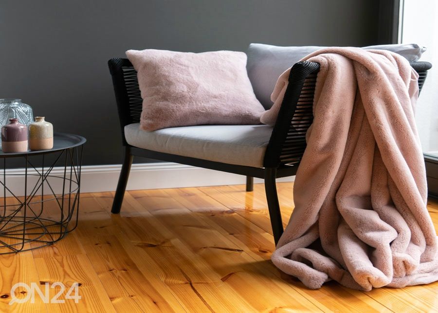 Torkkupeitto Heaven Powder pink 150x200 cm kuvasuurennos