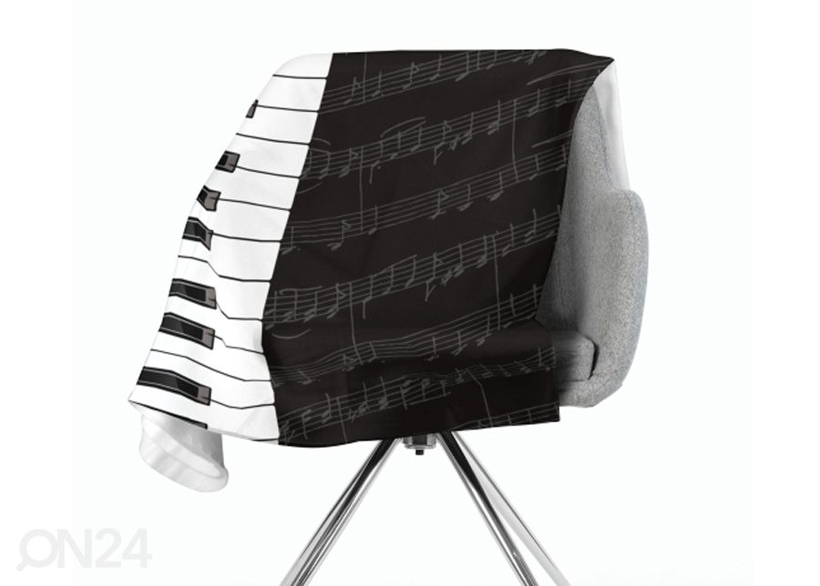 Torkkupeitto Piano Keys 130x150 cm kuvasuurennos